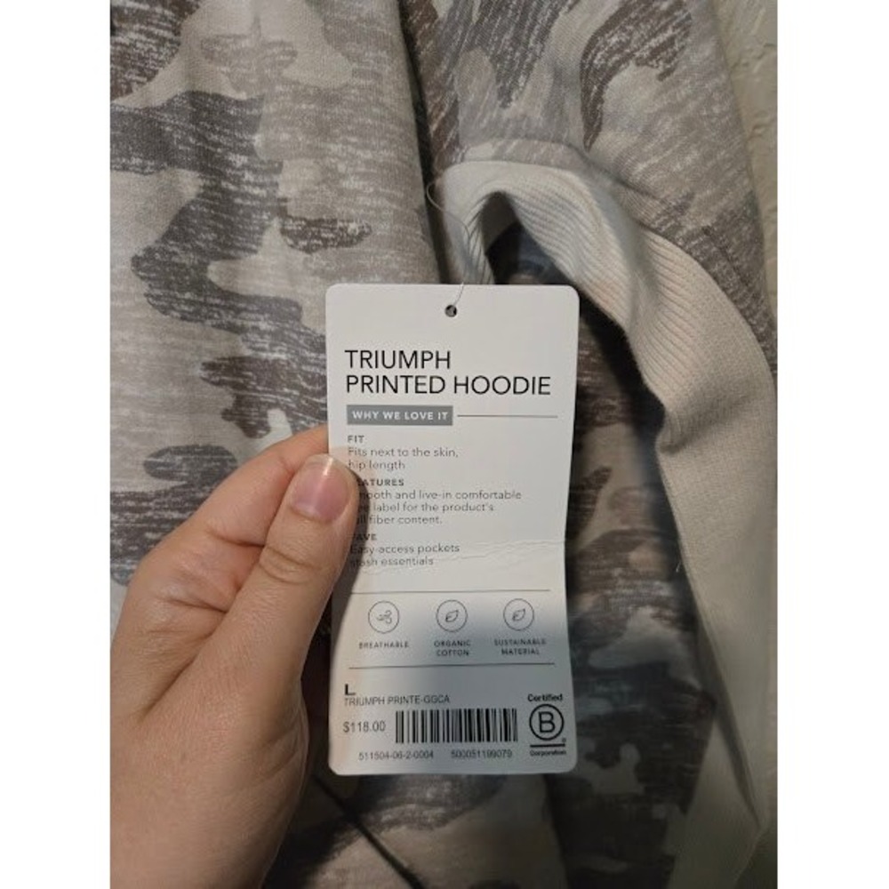 Athleta Triumph Printed Hoodie - Picture 2 of 2